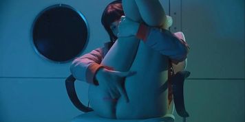 Claire_Moulin suce un gode et se masturbe