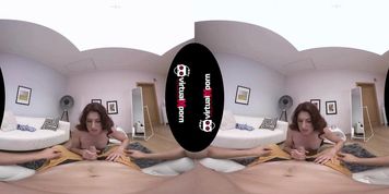 Skinny MILF breaks your cock with her tight pussy