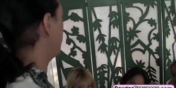 Three beautiful milfs want to prove themselves who is the biggest slut!