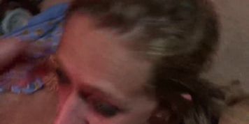 Tiny Teen Gets Cum Covered & Gaggs On Daddy&rsquo;S Cock