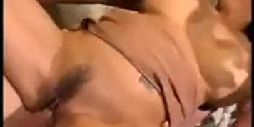 busty teen redhead fucked rough in anal gangbang