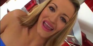 Jasmine Lynn - Tiny Tits Anal Blonde 3Some