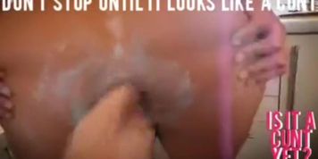 DON'T STOP UNTIL IT LOOKS LIKE A BIG CUNT