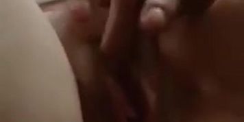 Bf Plays With My Pussy While I Jerk Him Off.