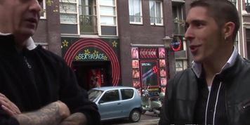 Real amsterdam hooker fucking tourist closeup