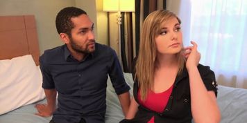 CUM EATING CUCKOLDS - Alice Nysm fucks a BBC in front of her hubby