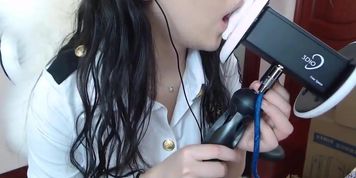 3dio Chinese EarLicking asmr claudy