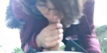 PUBLIC BLOWJOB WITH SEA VIEWS :) !! QUICK, COME SOMEONE&#'S COMING !!!