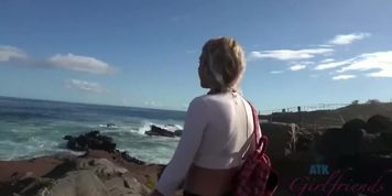 Candid - step sis ass