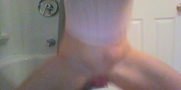 Riding My New Dildo