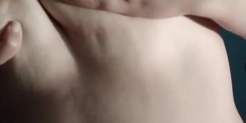 Thicc lttle Latina plays with boobs