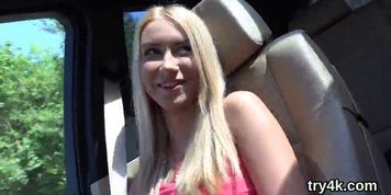 Lovely teenie gives oral pleasure in pov and gets yummy quim nailed