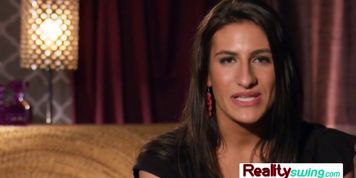 Young swingers challenge themselves by entering an open swing house reality show on TV