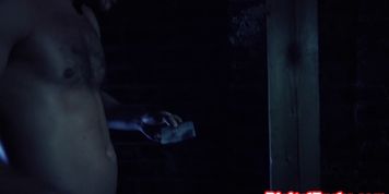 Inked babe doggystyled before cum on tits