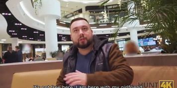 HUNT4K. I bought slutty wife in the mall and fucked in the restroom