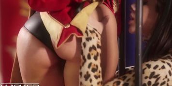 Lesbian Circus Orgy W/ Abella Danger, Angela White, Jessica Drake... (Vicki Chase)