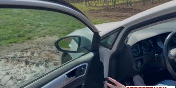 Stacy Cruz Picked Up From The Streets And Creampie in the Woods