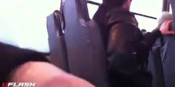 Cock Flash On Bus