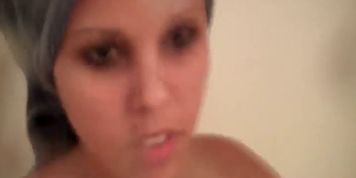 Diamond Kitty Decides To Get Wet And Wild In The Shower