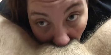 Lil sexy wife sucks FTM daddy&rsquo;s cock