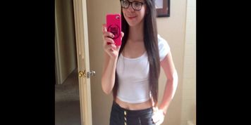 Petite College Cutie Comes Down For Netflix & A Couple Beers She Rides Lovers Hard Dick 2 Completion