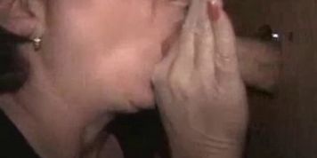 Granny Visits Her First Gloryhole  crankcamscom