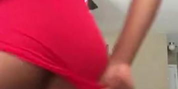 Teen ebony with no panties upskirt twerk  (Fatpussy)