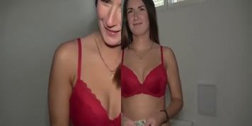 Public Agent Hot Russian brunette with tattoos loves taking big cock (Camilla Moon)