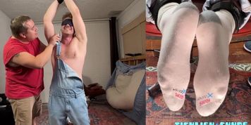 TicklishChubs: Tickler Matt Disciplines Loborud With Intense Foot Torment