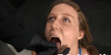 Black guys destroy this cute racist bitch&acute;s throat to extreme