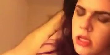 Cuck wife fucked rough while sucking bbc