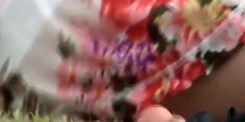 Park teen upskirt
