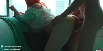With a Redhead Bitch