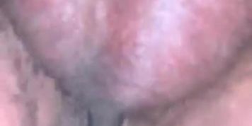 Daddy fucking this fat black pussy.