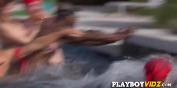 Hot and steamy orgy with a sexy group of swinger couples.