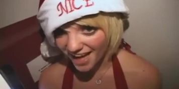 Nice & Naughty Holiday Ho Workin Poles In Santa's Gloryhole! (Ex Girlfriend)