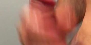 Still no pussy. So Vaseline up the dick And jerk off again