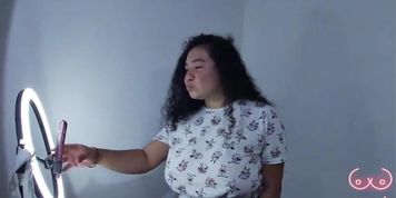 Curvy Latina Esan Dances Seductively for Stepbrother Tomorrows Lil