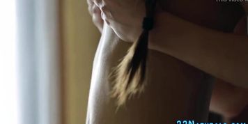 Skinny Teen Rubs Pussy