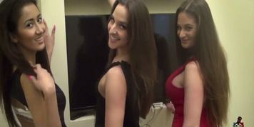 Cathey heaven and friends suck a small dick for some extra cash. (Amirah Adara, Cathy Heaven)