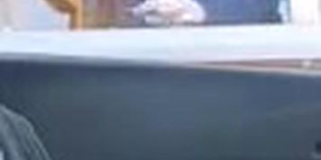 Car Flash Teen in Drive Thru