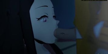 Follando con nezuko
