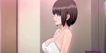 Pick Up Horny Hentai Girl On The Street And Screw In Public Bathroom