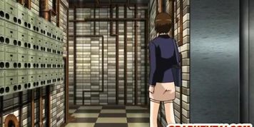 Cute hentai sucking cock and doggystyle fucking