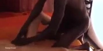 Black hunk makes his white lover moan and cum hardcore