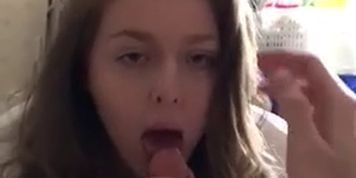 Emily Learning to Suck Cock