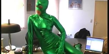 Shiny spandex girl Lynn