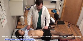 Camera captures alexa rydell&rsquo;s college freshman physical (Doctor Tampa)
