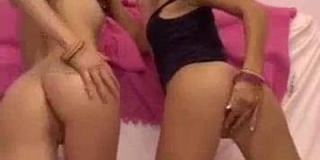 Two Hot Teen Blondes Playin On Webcam