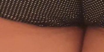 Peeing and pooping in polka dot panties 
